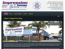 Tablet Screenshot of impressionhouse.com